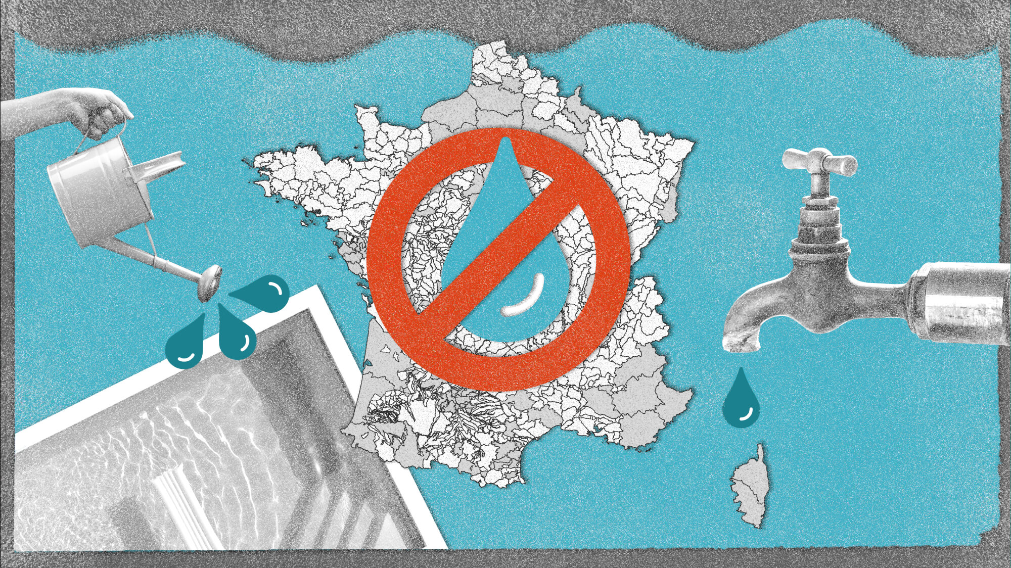 Dans une France où les températures moyennes auront augmenté de 2,7°C, à l'horizon 2050, Météo France alerte sur une aggravation de la sécheresse.